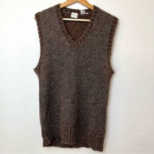 Brooks Brothers Vest Mens Size L Fine Peruvian Alpaca Knit Soft Vintage Timeless